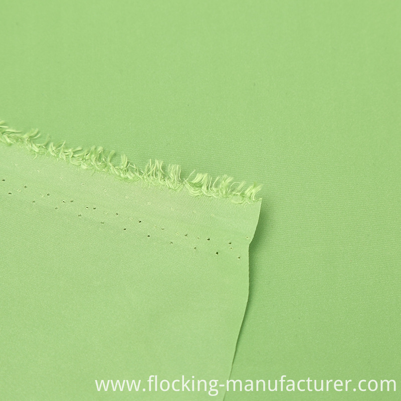 Green Color Shiny Memory Fabric for Fashion Mens Jackets